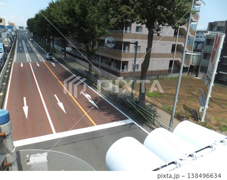 国道16号線の歩道橋から 138496634