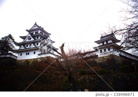 郡上八幡の町並み　郡上八幡城 138496671