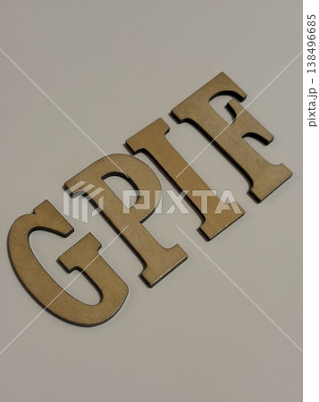 白背景に並ぶGPIFの木製文字・年金積立金管理運用・金融コンセプト 白背景に並ぶGPIFの木製文字・年金積立金管理運用・金融コンセプト 138496685