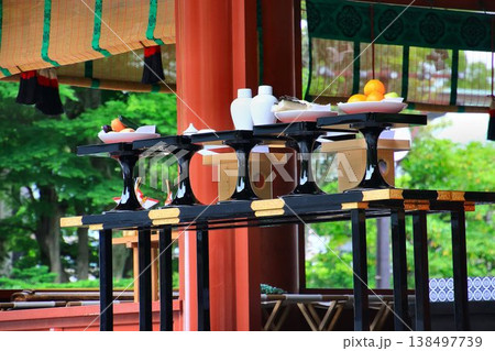 神社にて神前に御供えする… 『神饌』 神社にて神前に御供えする… 『神饌』 138497739