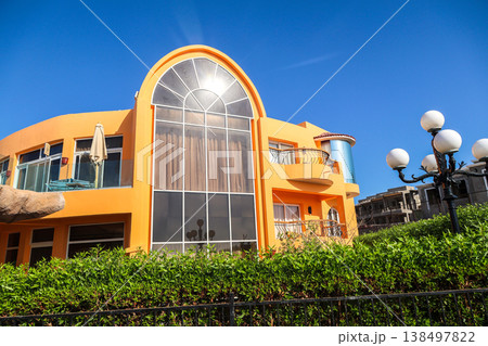 Egypt, Sharm el-Sheikh - September 24, 2025 Building and grounds of the Royal Savoy Hotel. Editorial Egypt, Sharm el-Sheikh - September 24, 2025 Building and grounds of the Royal Savoy Hotel. Editorial 138497822