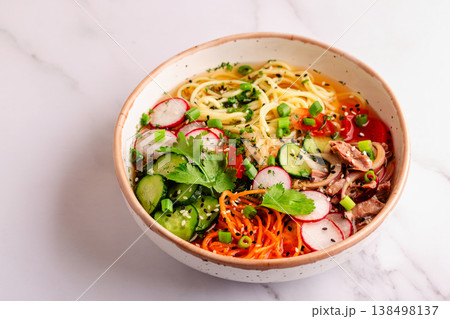 Korean Cold Noodle Soup Korean Cold Noodle Soup 138498137