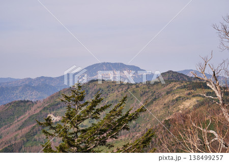 群馬県と長野県の県境　万座峠の景色  138499257