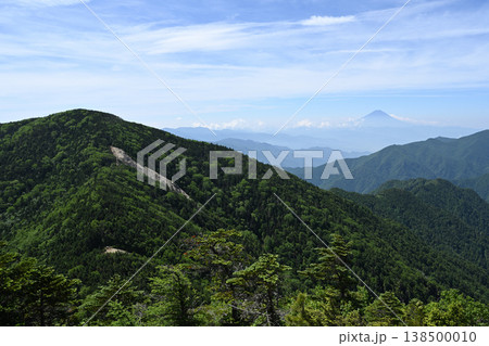 甲武信ヶ岳登山、長野、山梨、埼玉 甲武信ヶ岳登山、長野、山梨、埼玉 138500010