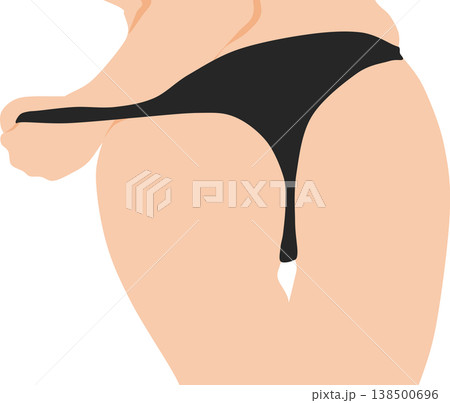 ダイエットに成功した女性のイラスト ダイエットに成功した女性のイラスト 138500696
