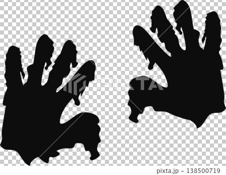 ホラー要素がある手形 ホラー要素がある手形 138500719
