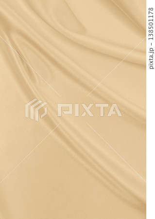 Smooth elegant golden silk or satin luxury cloth texture as wedding background. Luxurious background design. In Sepia toned. Retro style 138501178