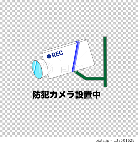 防犯カメラ作動中イラストセット 監視カメラ セキュリティ 録画中 注意喚起 防犯対策 防犯カメラ作動中イラストセット 監視カメラ セキュリティ 録画中 注意喚起 防犯対策 138501629