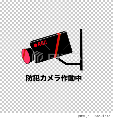 防犯カメラ作動中イラストセット 監視カメラ セキュリティ 録画中 注意喚起 防犯対策 防犯カメラ作動中イラストセット 監視カメラ セキュリティ 録画中 注意喚起 防犯対策 138501632