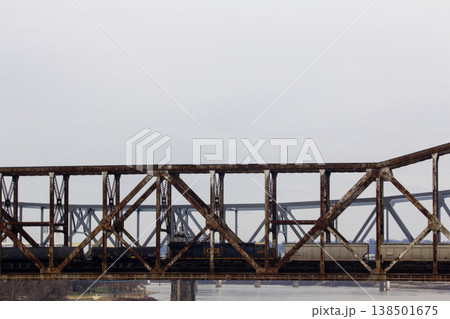 Railroad Bridge Over the Ohio River at Cincinnati, Ohio Railroad Bridge Over the Ohio River at Cincinnati, Ohio 138501675