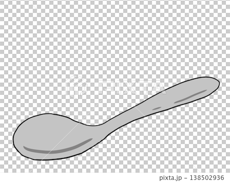 Simple spoon illustration Simple spoon illustration 138502936