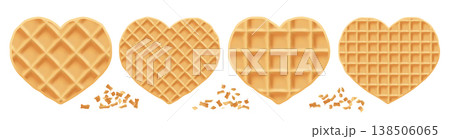 Heart waffle pancake cracker, brunch crepe stroopwafel icon. Wafer emoji croffle and christmas graham cream, pattern dutch stick. Cookie mint honey of vector logo waffel, haert syrup cake Heart waffle pancake cracker, brunch crepe stroopwafel icon. Wafer emoji croffle and christmas graham cream, pattern dutch stick. Cookie mint honey of vector logo waffel, haert syrup cake 138506065