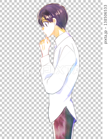 Thinking man 138506533