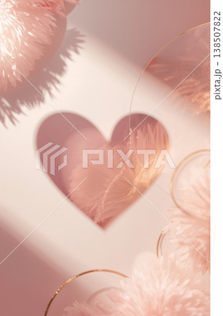 The feathers are arranged in a way that creates a sense of depth and texture 138507822