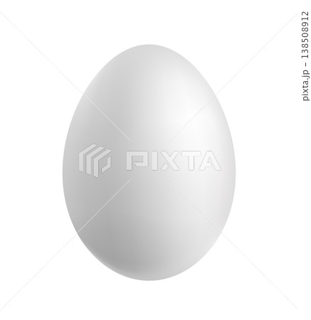White Chicken Egg 3D Realistic Single Fresh Organic Food Ingredient Vector Illustration White Chicken Egg 3D Realistic Single Fresh Organic Food Ingredient Vector Illustration 138508912