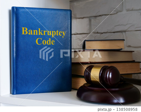 Bankruptcy code symbolizing financial crisis. Bankruptcy code symbolizing financial crisis. 138508958