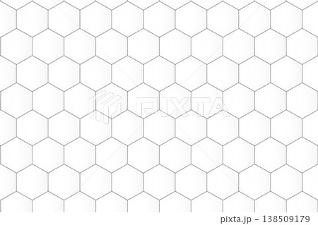 Minimal white hexagon geometric pattern background texture Minimal white hexagon geometric pattern background texture 138509179