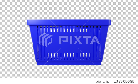 Plastic shopping basket, blue empty store basket, supermarket shopping cart concept, 3D rendering, isolated on white background, retail, grocery, consumer shopping, market container. Plastic shopping basket, blue empty store basket, supermarket shopping cart concept, 3D rendering, isolated on white background, retail, grocery, consumer shopping, market container. 138509689