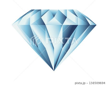 Elegant gemstone, gradient diamond. 138509694