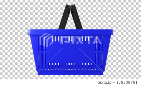 Plastic shopping basket, blue empty store basket, supermarket shopping cart concept, 3D rendering, isolated on white background, retail, grocery, consumer shopping, market container. Plastic shopping basket, blue empty store basket, supermarket shopping cart concept, 3D rendering, isolated on white background, retail, grocery, consumer shopping, market container. 138509761