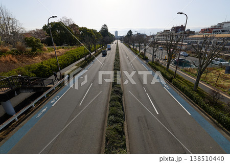 直線道路 直線道路 138510440