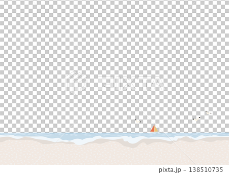 海灘和海景框架 海灘和海景框架 138510735