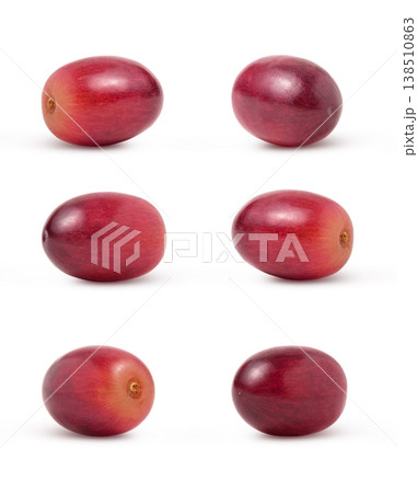 Red wine grape isolated collection. Grapes in different view, many wine grapes. Red wine grape isolated collection. Grapes in different view, many wine grapes. 138510863