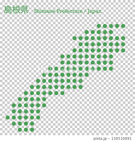 Vector illustration map material for Japan: Shimane Prefecture map Vector illustration map material for Japan: Shimane Prefecture map 138510891