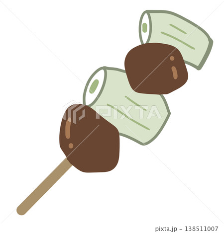 焼き鳥のイラスト 138511007