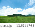 初夏の草原と青い空 138511763