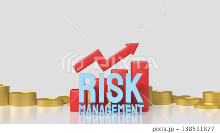 Risk Management Financial Growth Strategy Business Investment Concept 3d render. Risk Management Financial Growth Strategy Business Investment Concept 3d render. 138511877