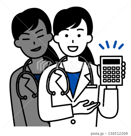 高額請求をする悪徳医師の女性 138512209