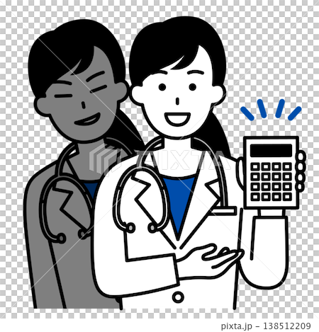 高額請求をする悪徳医師の女性 138512209