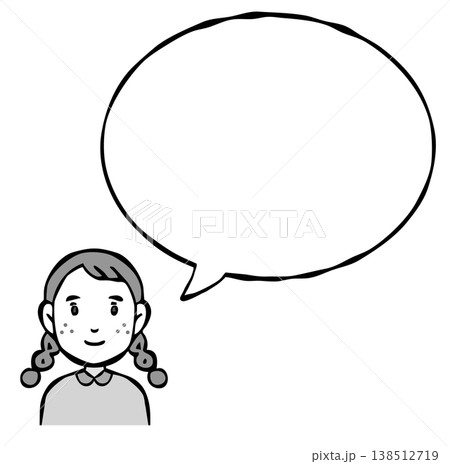 フキダシ 人物・女性・外国人・国籍 フキダシ 人物・女性・外国人・国籍 138512719