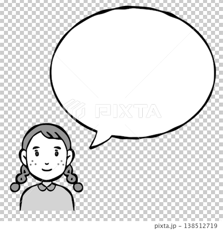 フキダシ 人物・女性・外国人・国籍 フキダシ 人物・女性・外国人・国籍 138512719