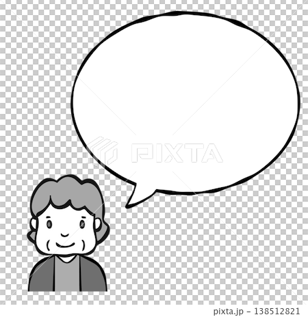 Speech bubble: People/Seniors 138512821