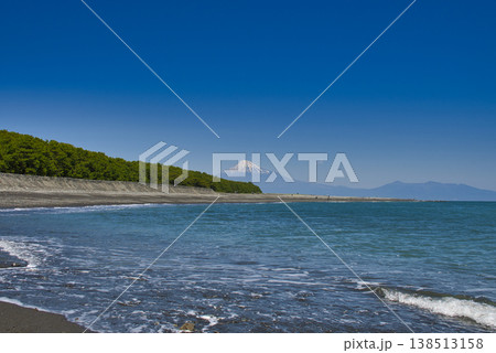 【静岡県】三保の松原と富士山 138513158