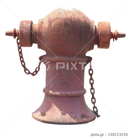 A red outdoor fire hose tank A red outdoor fire hose tank 138513258