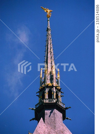 モン・サン・ミッシェル　中央の尖塔 138514886