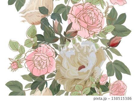 roses seamless pattern 1 138515386