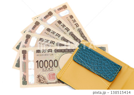 財布とお金 財布とお金 138515414