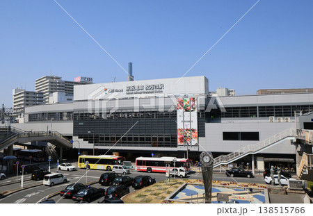 京阪本線　枚方市駅の駅ビルと駅前 138515766