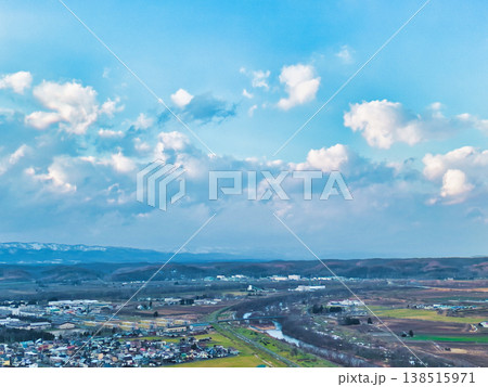 北国の空撮写真 北国の空撮写真 138515971