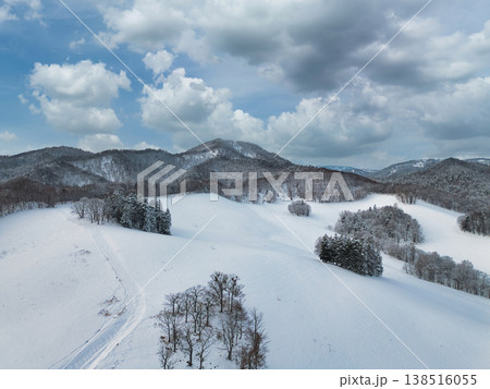 北国の空撮写真 北国の空撮写真 138516055