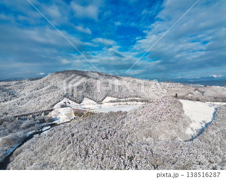 北国の空撮写真 北国の空撮写真 138516287