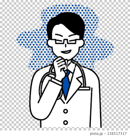 悪巧みする医師の男性 138517317
