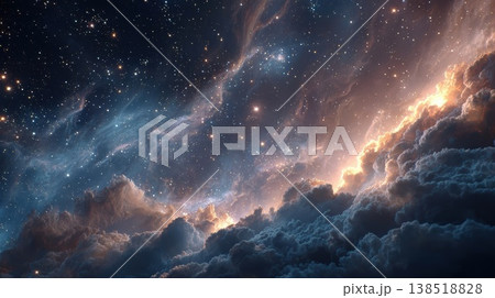 宇宙の空の背景 138518828