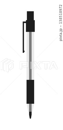 ノック式ボールペンのイラスト 138518972