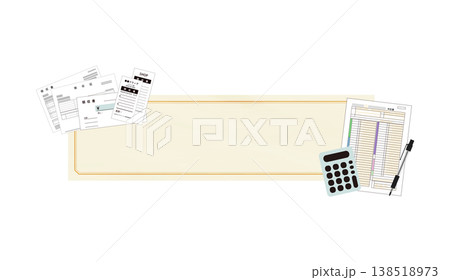 確定申告のイメージバナーイラスト 138518973