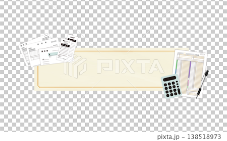 確定申告のイメージバナーイラスト 138518973